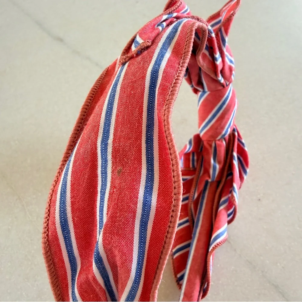 Anthropologie striped bow